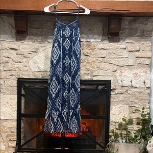 Justice Blue and White Kids Dress